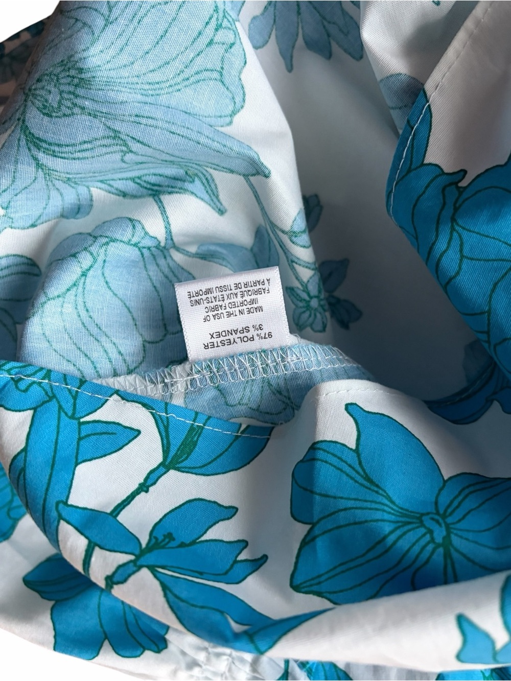 MISA Los Angeles Suparna Turquoise Floral Ruffle Top M NWT - Picture 8 of 10